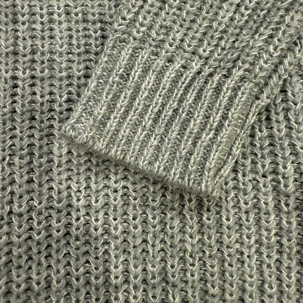 BP Nordstrom Sweater Tunic Size XS Gray Marled Crew Neck Knit Pullover NWT